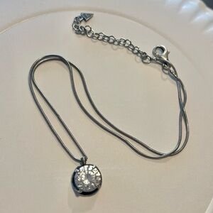 N1969 Retired Silpada Necklace Cubic Zirconia & Sterling Silver 925